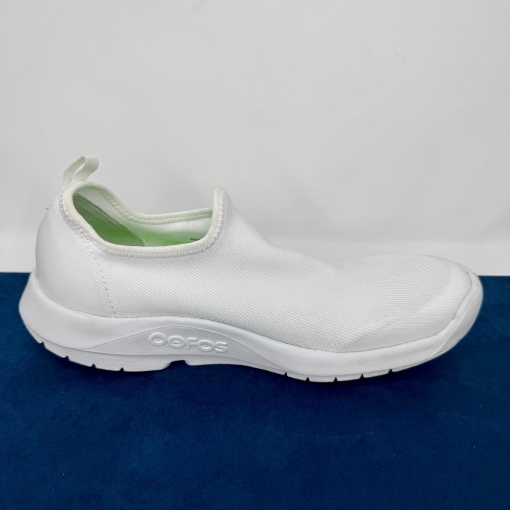 OOFOS OOmg Sport Low White Recovery Shoes Women's 10 EU 41 Slip On Sneaker - Picture 3 of 10
